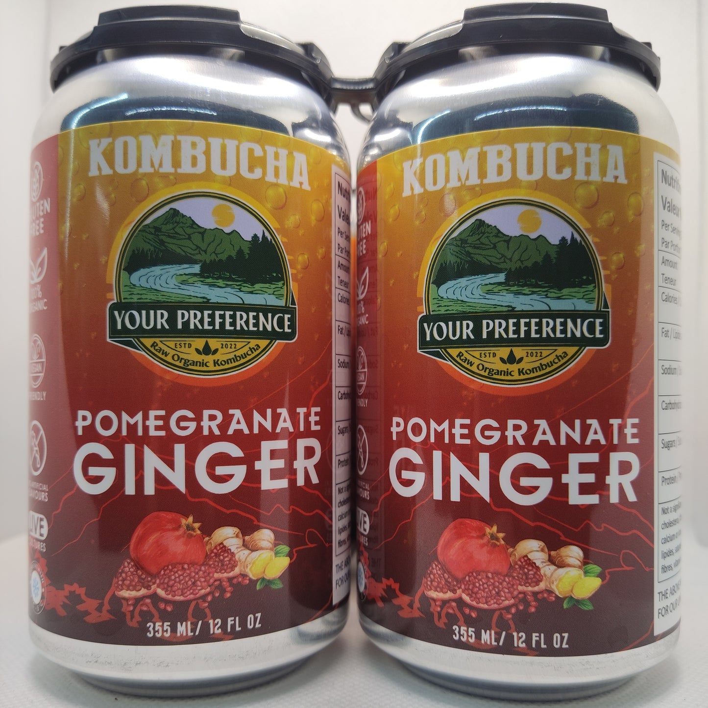 6 Pack Kombucha Cans